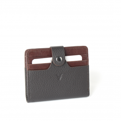 Ahıska Çıt Çıtlı Erkek Deri Cüzdan 610 Kahverengi