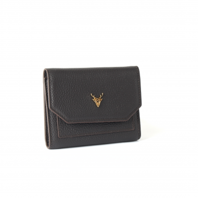 Ahıska Kapaklı Kadın Deri Cüzdan 2027 Kahverengi