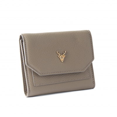 Ahıska Kapaklı Kadın Deri Cüzdan 2027 Vizon