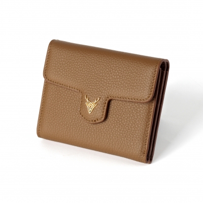 Ahıska Çıt Çıtlı Kadın Deri Cüzdan Taba 2026